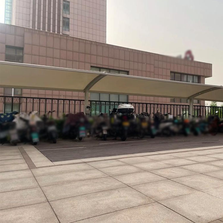 仙桃市膜结构电动车棚